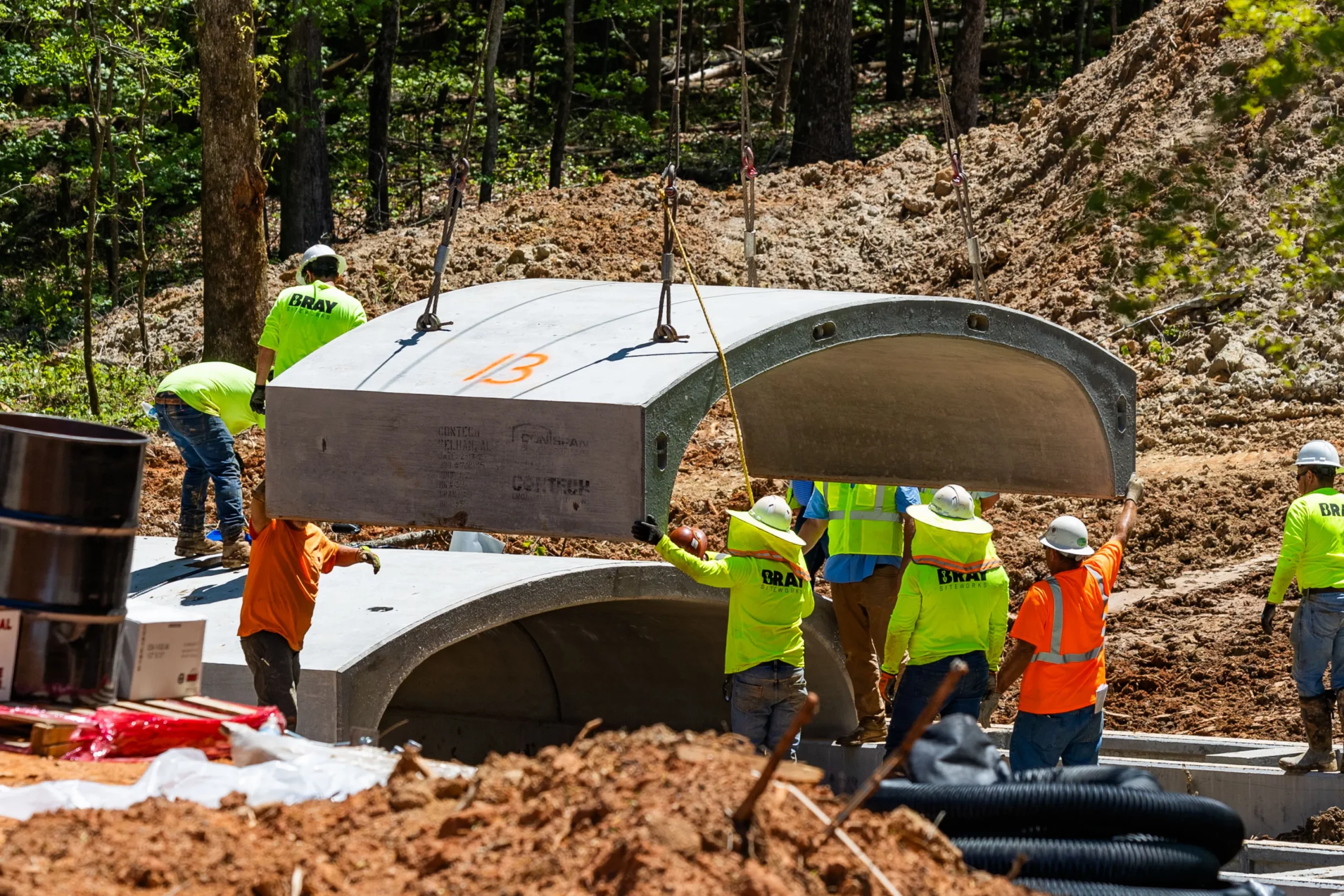 Expert civil siteworks and land prep by Bray Siteworks, properly addressing specific geographic soil conditions to guarantee long-term site stability.